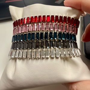 Touchstone Crystal Luxe bracelet in Black Diamond